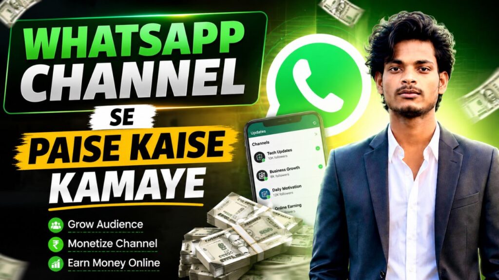 whatsapp channel se paise kaise kamaye