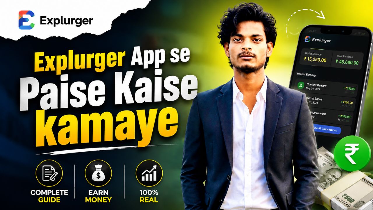 explurger app se paise kaise kamaye