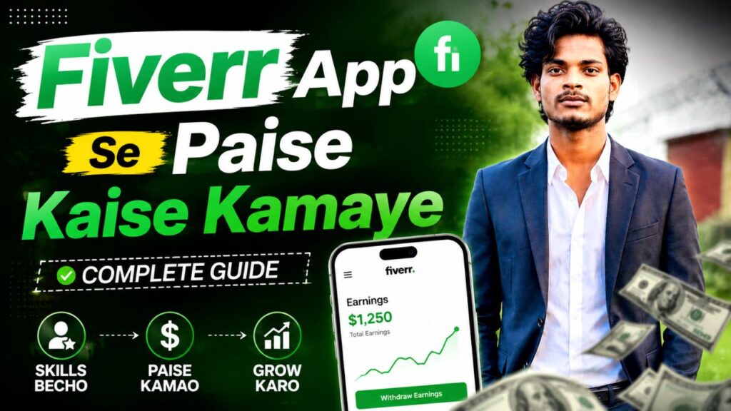 2026 Top तरीका, Fiverr App Se Paise Kaise Kamaye? (1 लाख / महीने) fiverr app se paise kaise kamaye