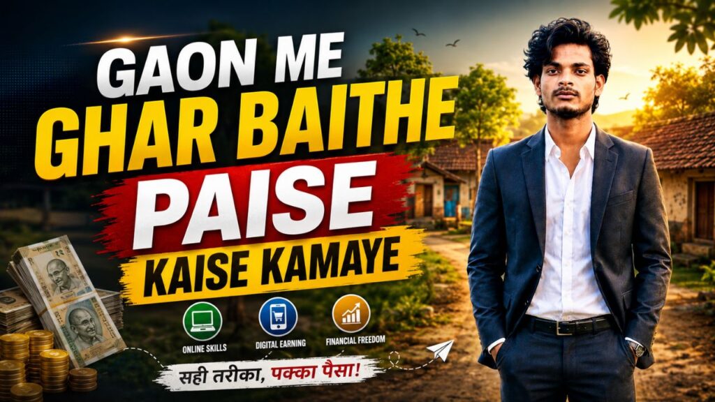 gaon me ghar baithe paise kaise kamaye