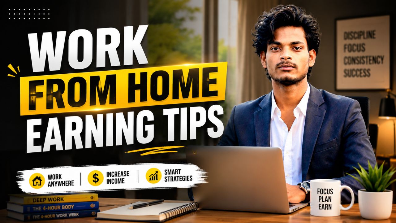 work from home earning tips