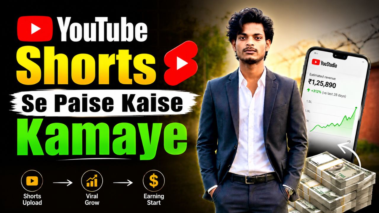 youtube shorts se paise kaise kamye