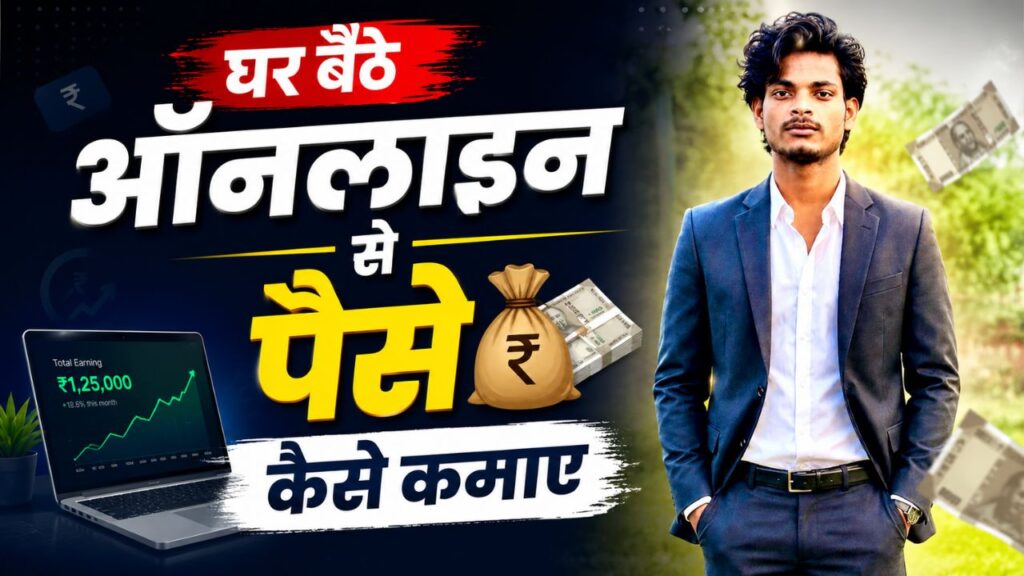 घर बैठे ऑनलाइन से पैसे कैसे कमाए