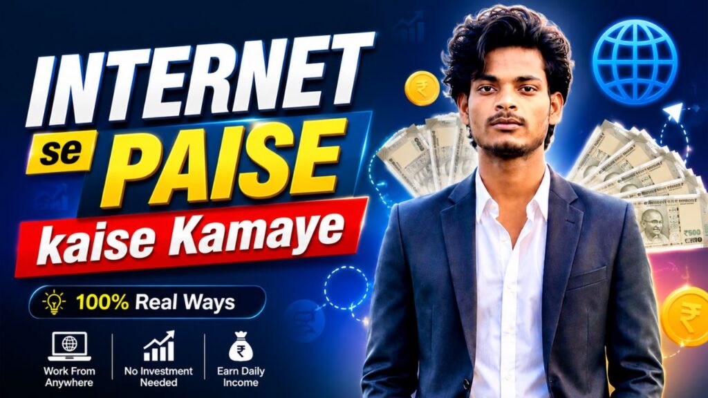 internet se paise kaise kamaye