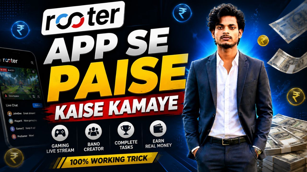 rooter app se paise kaise kamaye