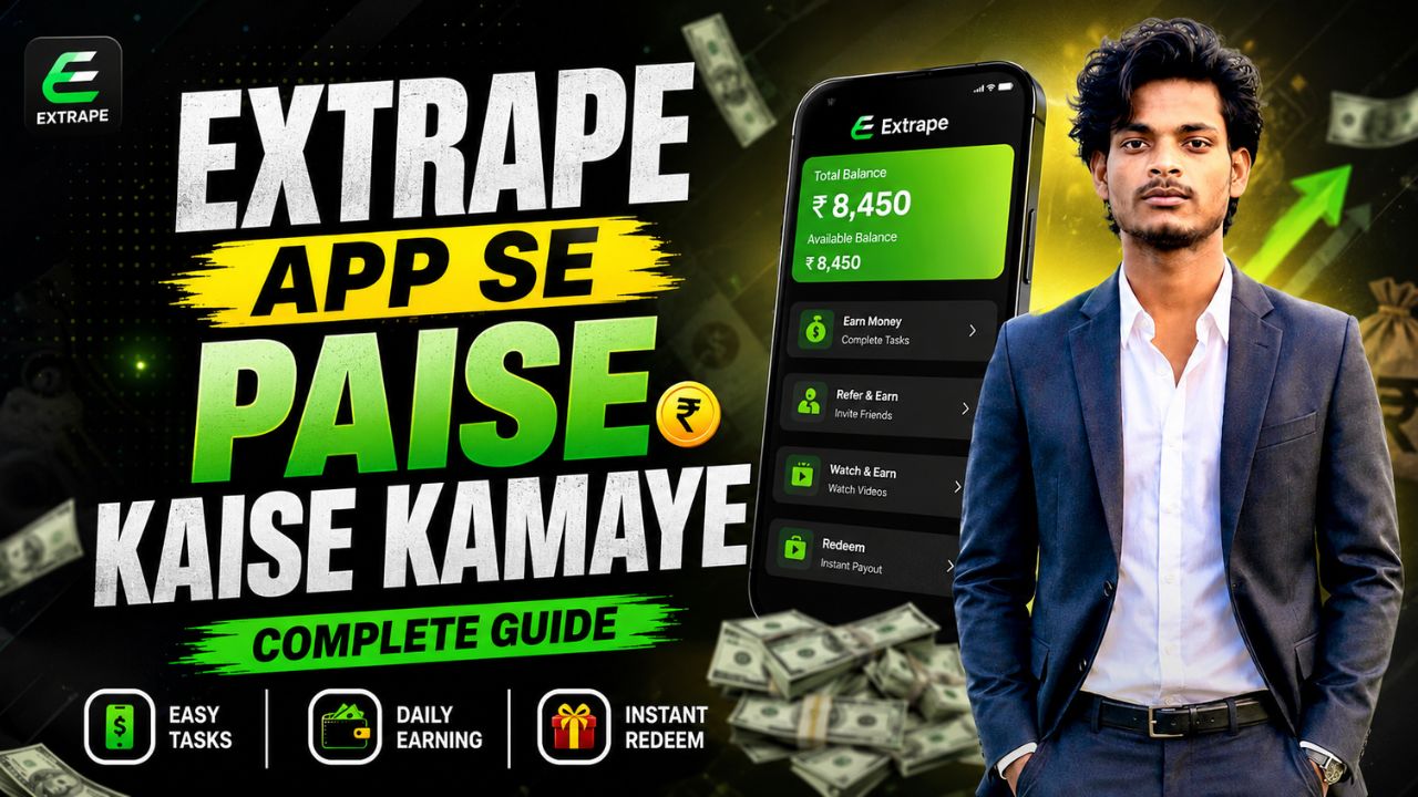 extrape app se paise kaise kamaye