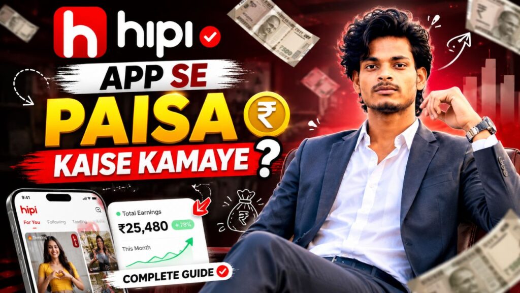 hipi app se paise kaise kamaye
